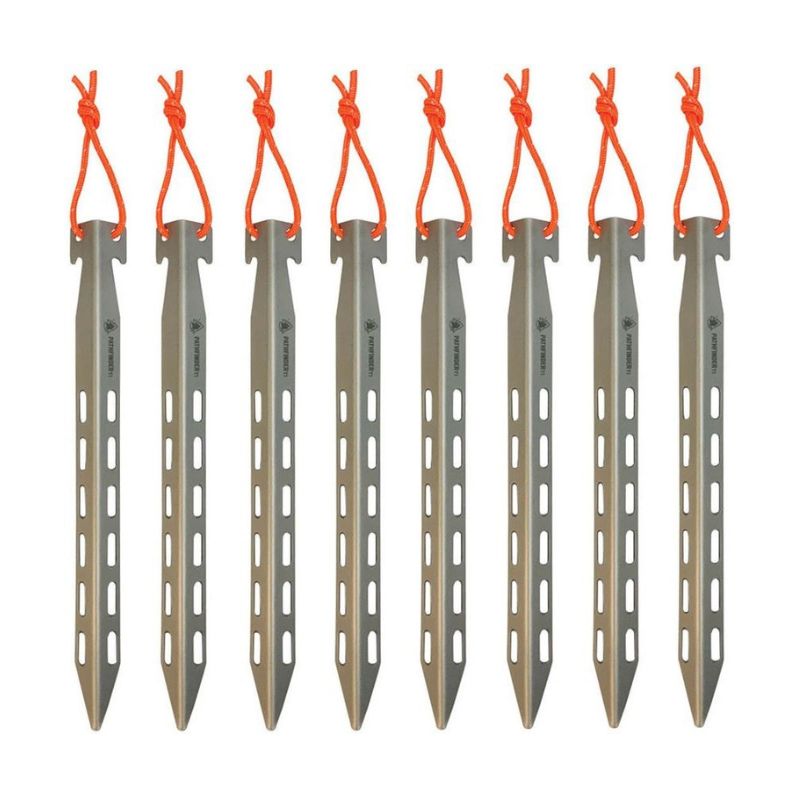 Pathfinder Titanium Tent Stake Set 8pc PTH208