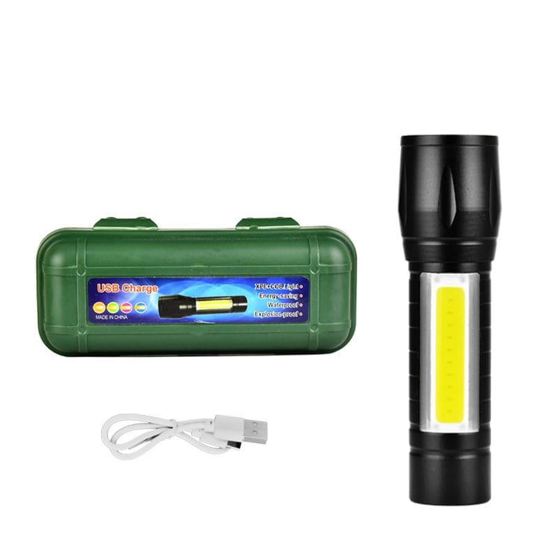 cree led flashlights rechargeable with case Emergency Zone Pocket Mini Flashlight and everyday carry Rechargeable Power Style LED Focalize