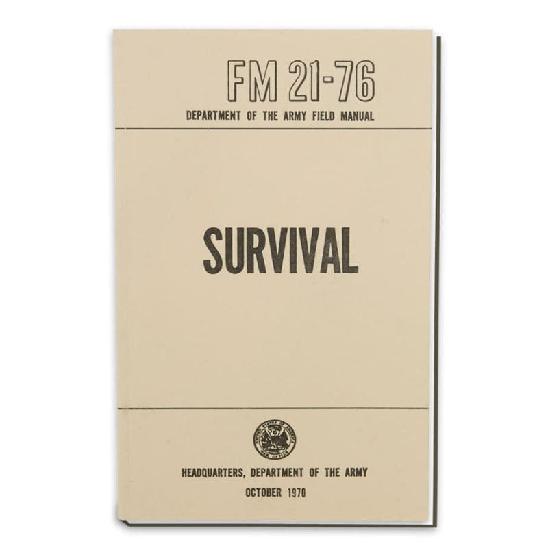 US Army - Survival FM 21-76 | Books and Training – Survival Gear BSO