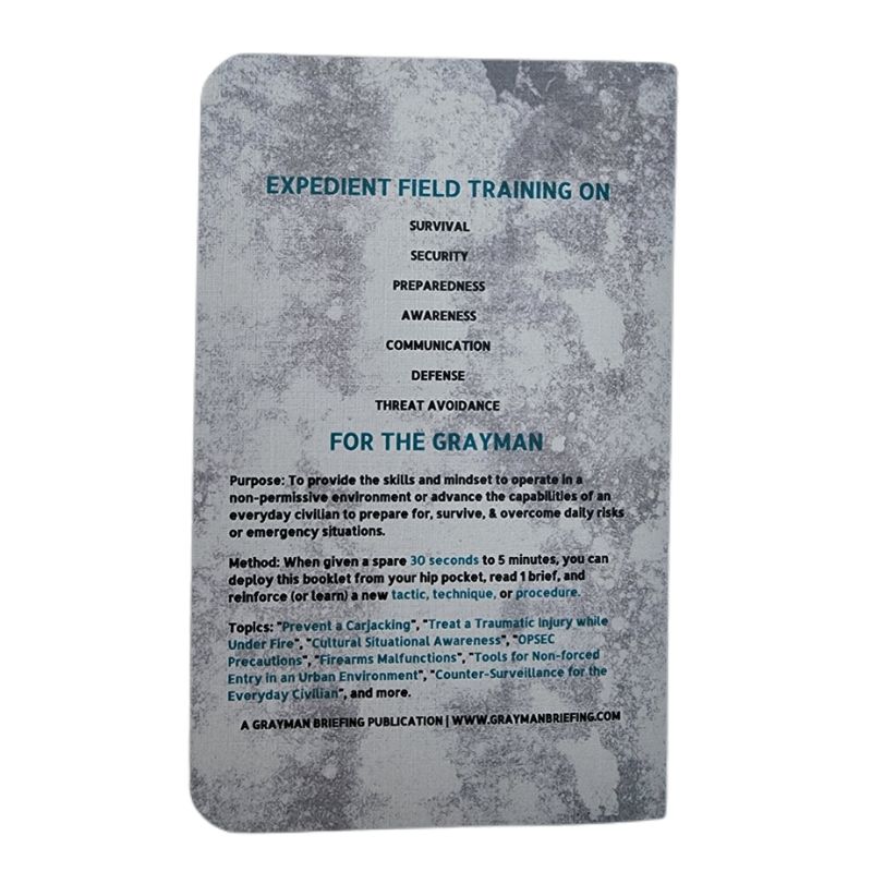 Hip Pocket Brief Vol. 1 - Tactics, Techniques, and Procedures for the Everyday Civilian