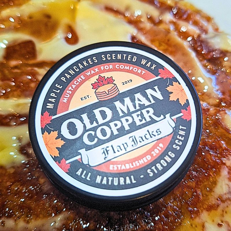Old Man Copper "Flapjack" Maple Pancake Mustache Wax 1 oz