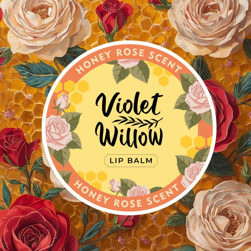 Violet Willow "Honey Rose" Lip Balm .5 oz