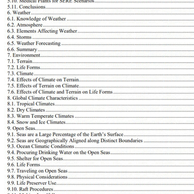 Air Force Handbook 10-644 Survival Evasion Resistance Escape (SERE) Operations (Digital)