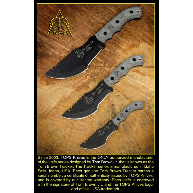 【絶版・希少】トラッカー　トム・ブラウン・ジュニア TOPS Tom Brown Tracker Knife | Ultimate Bushcraft Knife – Survival