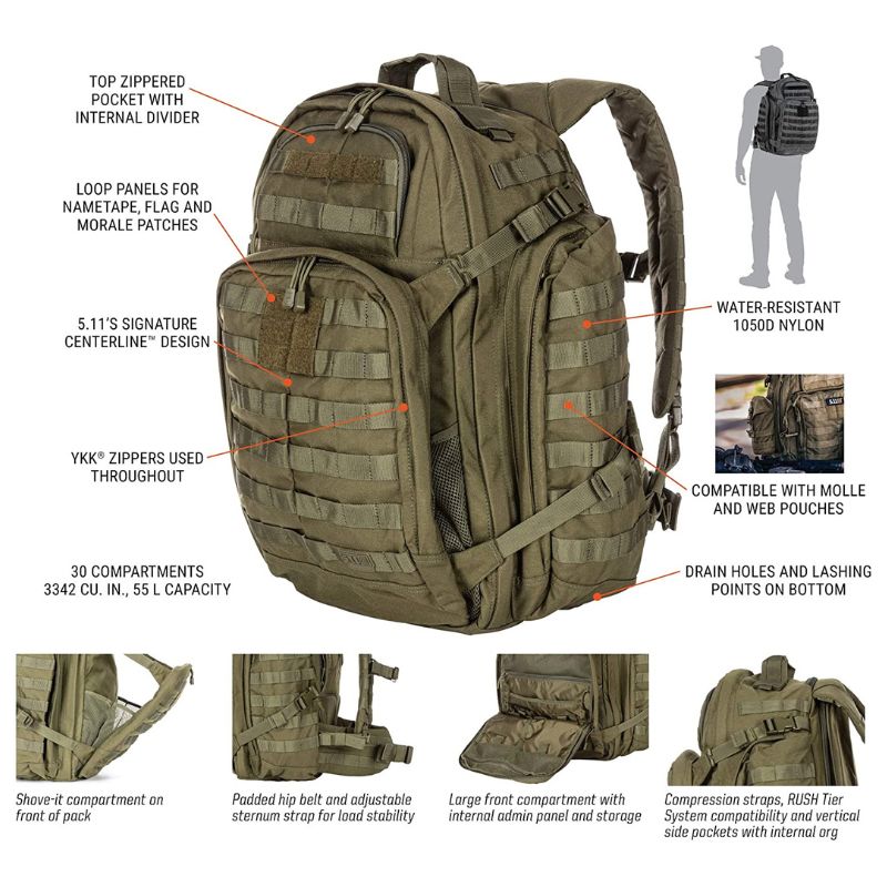 5.11 Tactical Rush 72 2.0 Backpack