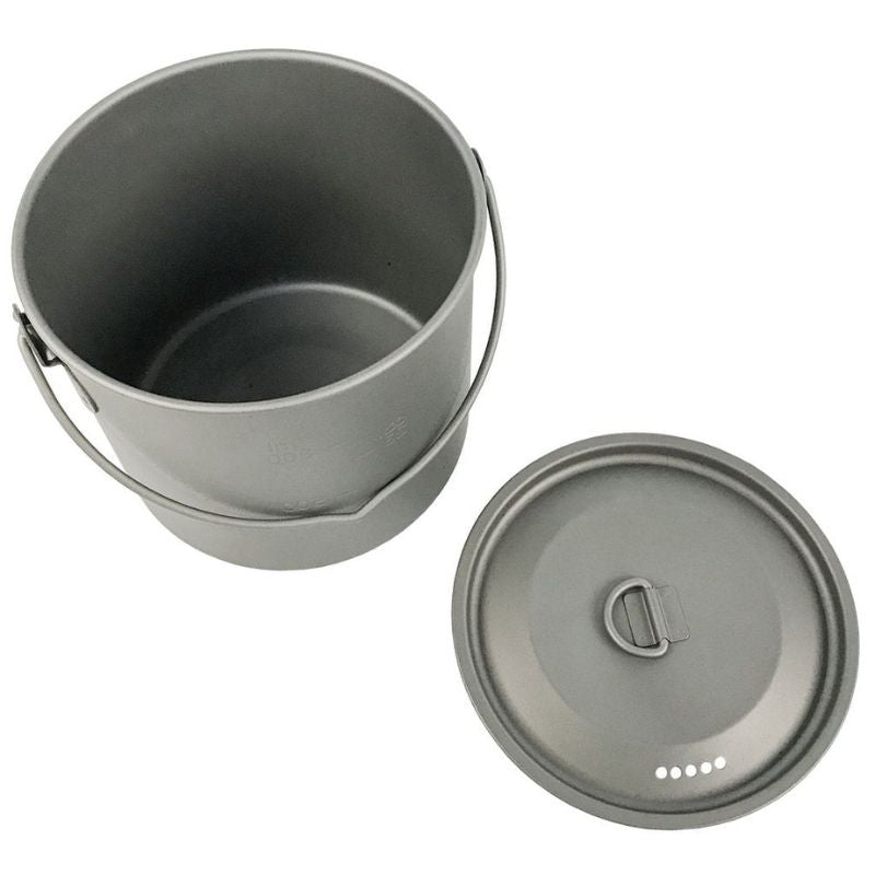 Pathfinder 1100ml Titanium Bush Pot – Survival Gear BSO