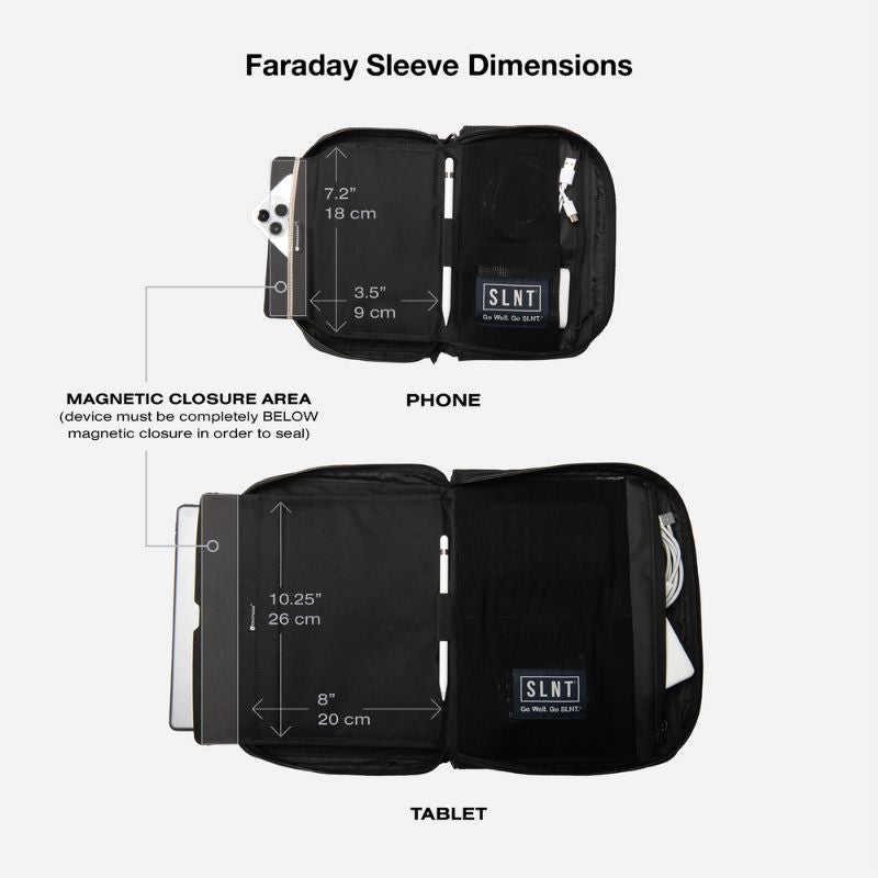 SLNT® Essentials Faraday Tech Organizer