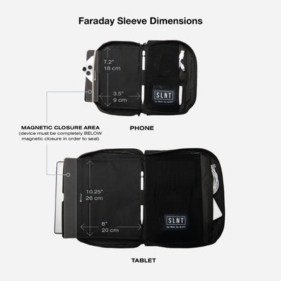 SLNT® Essentials Faraday Tech Organizer