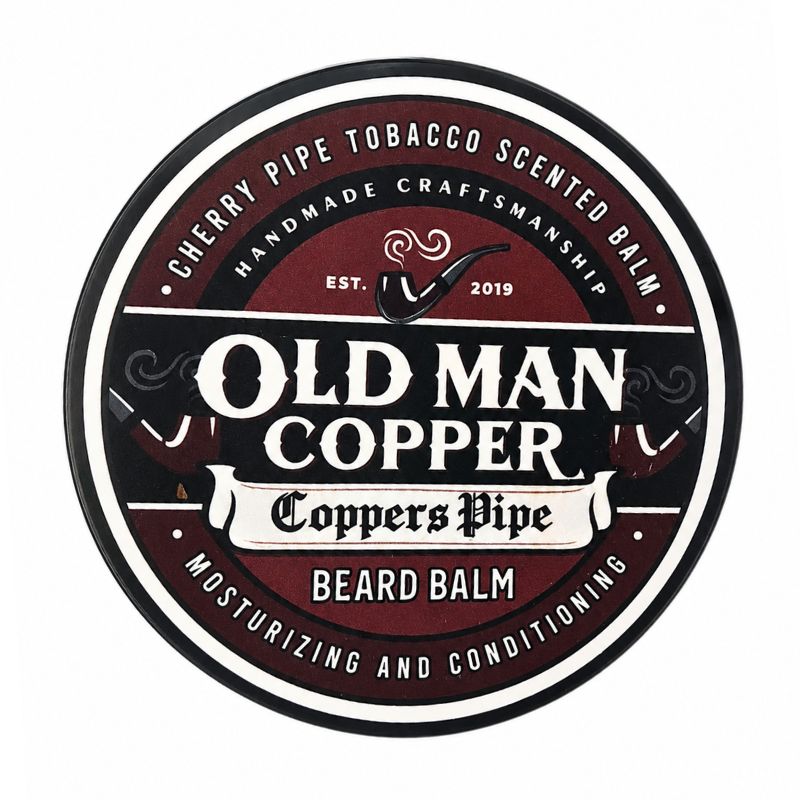 Old Man Copper "Copper's Pipe" Cherry Pipe Tobacco Beard Balm 4 oz
