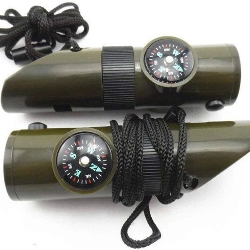Survival Whistle Compass