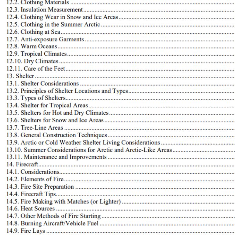 Air Force Handbook 10-644 Survival Evasion Resistance Escape (SERE) Operations (Digital Download)
