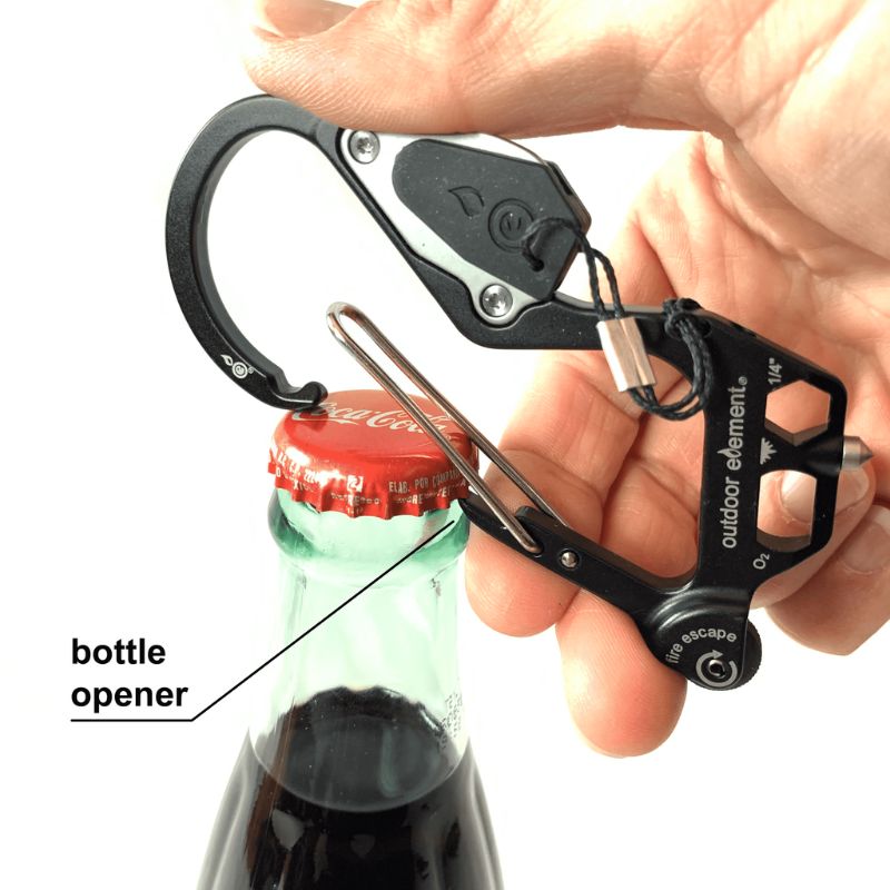 Fire Escape Multitool Carabiner - Black Forest