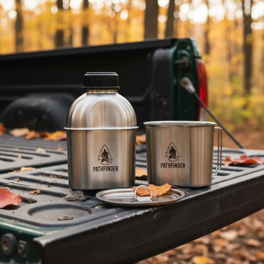 PATHFINDER - Stainless Steel Canteen Cooking Set – PROMETHEUS Bushcraft - View #9