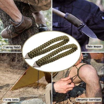 Hand Chainsaw with Paracord