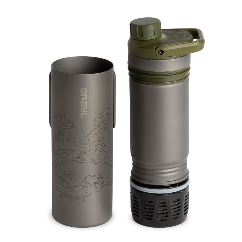 Grayl UltraPress Titanium Water Purifier | Water Grayl UltraPress Titanium Water Purifier | Water