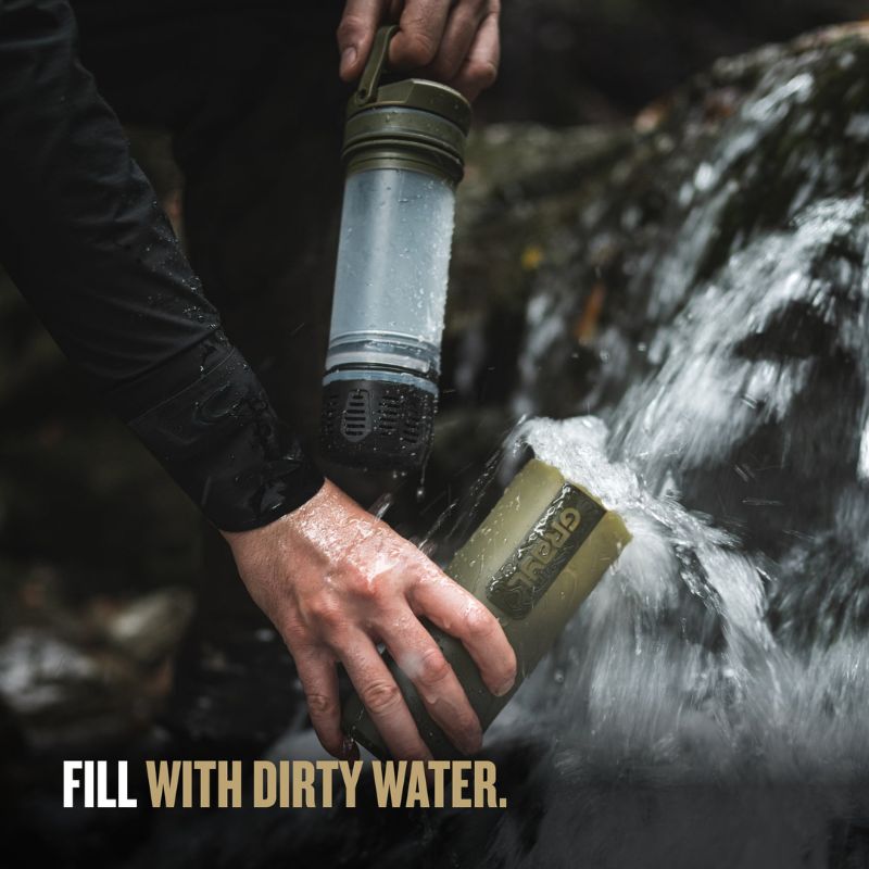 Grayl 16.9oz UltraPress® Olive Drab