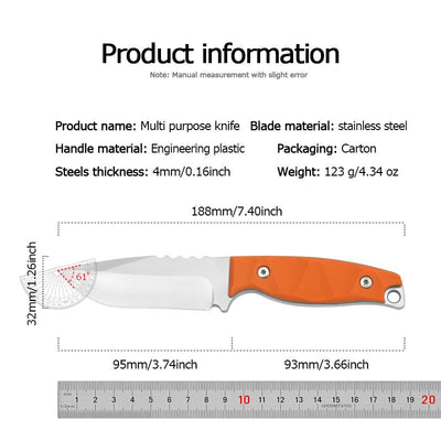 Fixed Blade Knife with Sheath