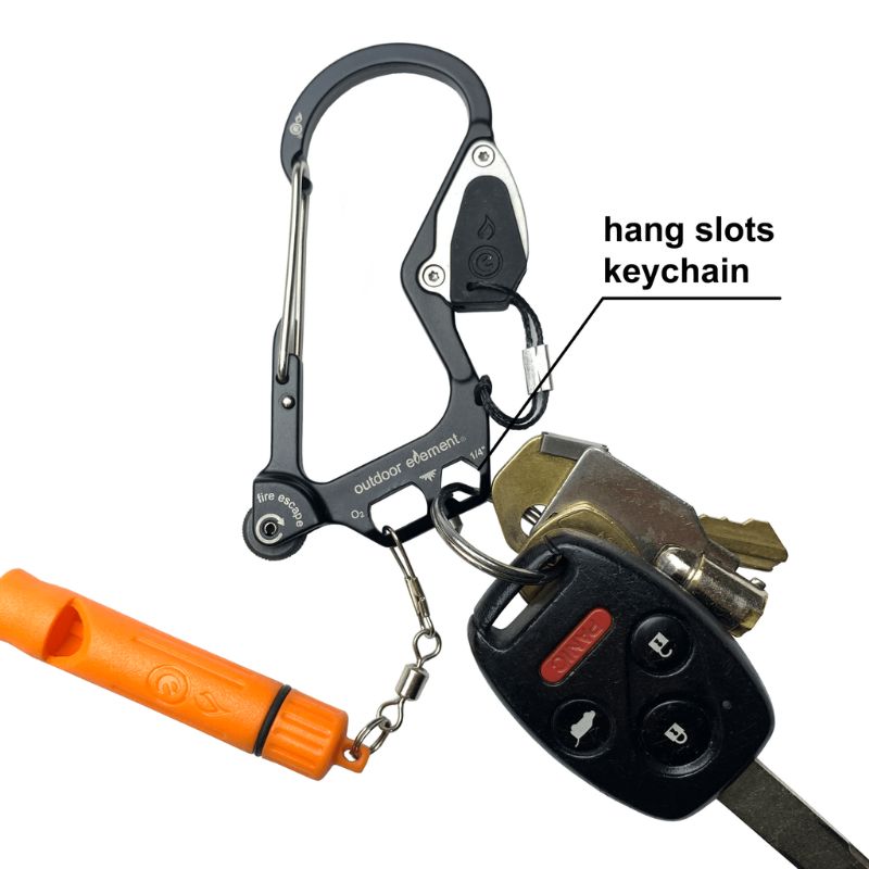 Fire Escape Multitool Carabiner - Black Forest