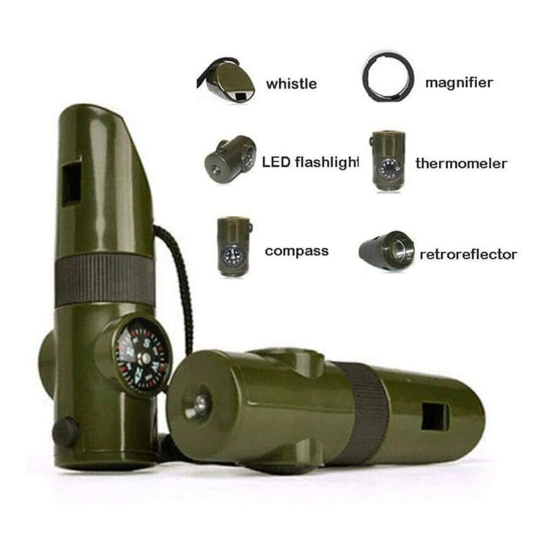 Survival Whistle Compass