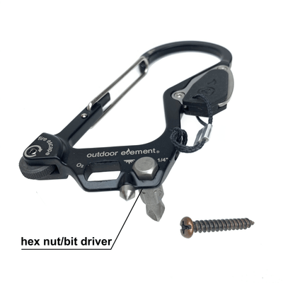 Fire Escape Multitool Carabiner (Specialty Version) - Black Forest