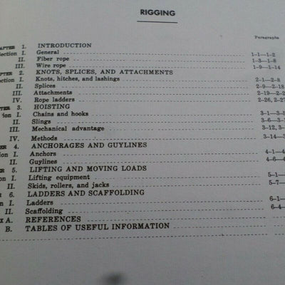Rigging (TM 5-725)