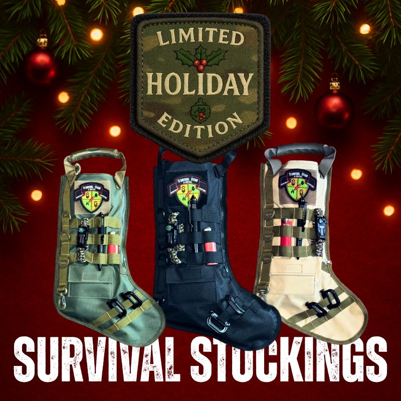 Christmas Stocking - Army Green
