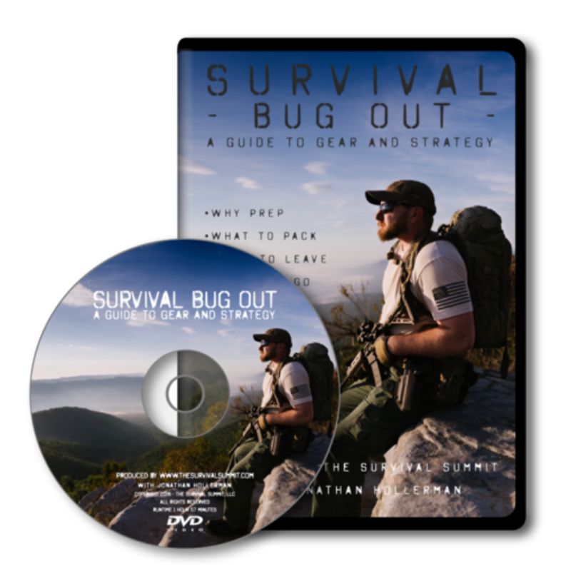 Survival Bug Out DVD or USB showing prep and packing strategies with custom kit builds and expert service A Way Through the Wilderness