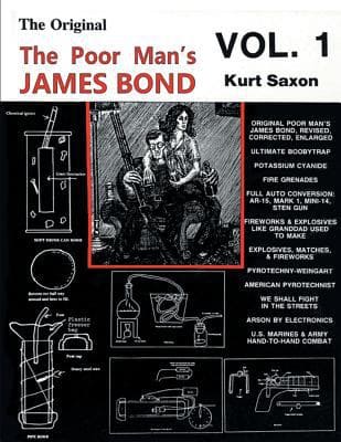 The Poor Man's James Bond (Vol. 1) by Kurt Saxon, Hardcover