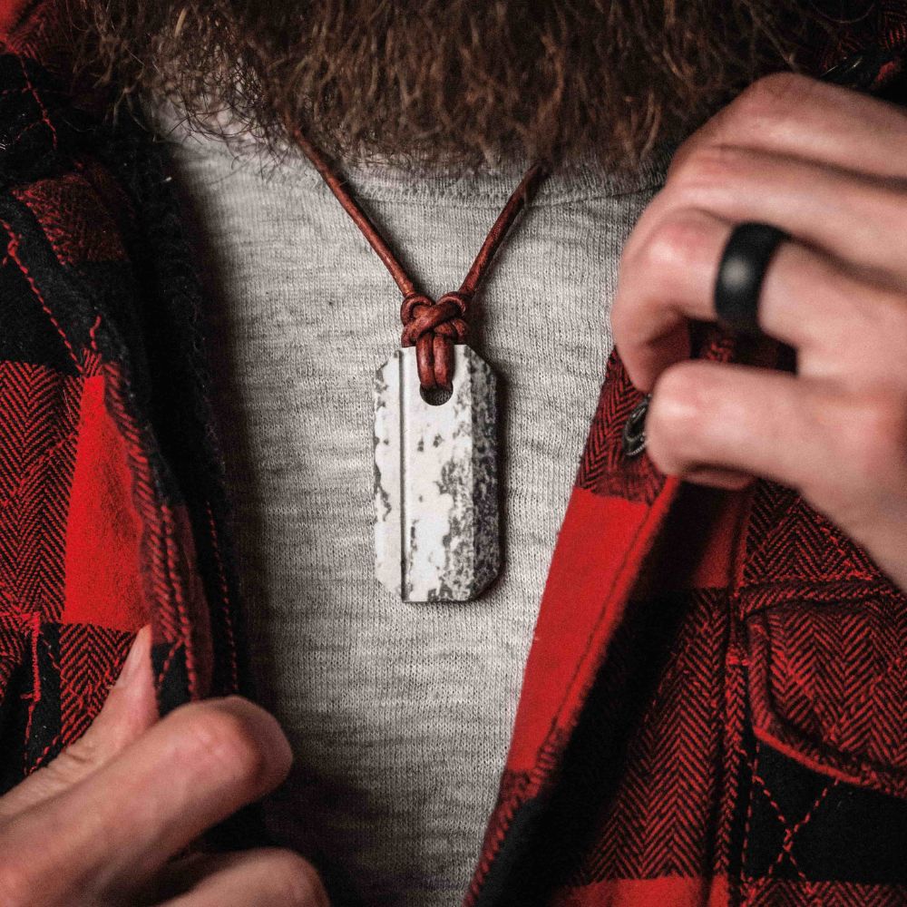 Viking Whetstone Pendant | Sharpening Necklace by Wazoo