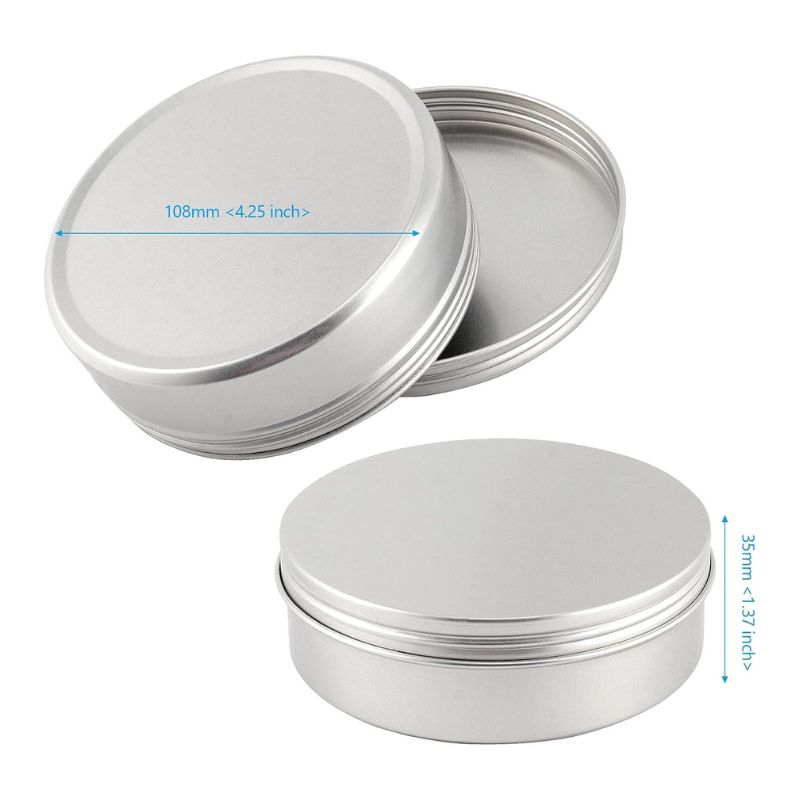 Aluminum Tin Storage Cans 10oz.