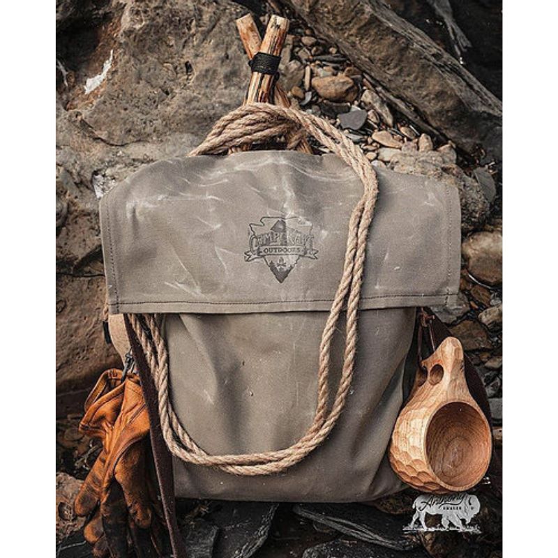 Extra Large Canvas Haversack | Single Pouch with No Pockets or