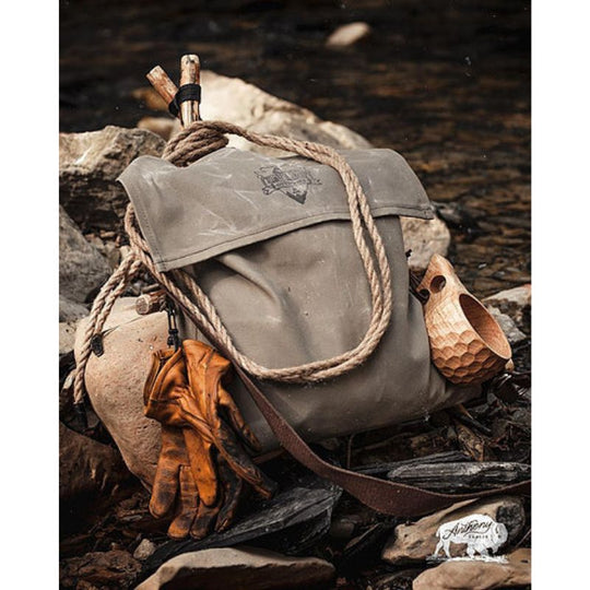 Extra Large Canvas Haversack Single Pouch with No Pockets or Frills Survival Gear BSO