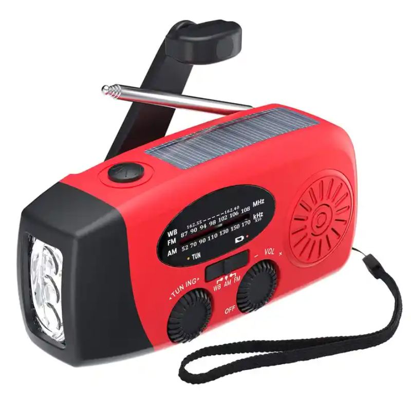 Emergency Solar Crank Radio