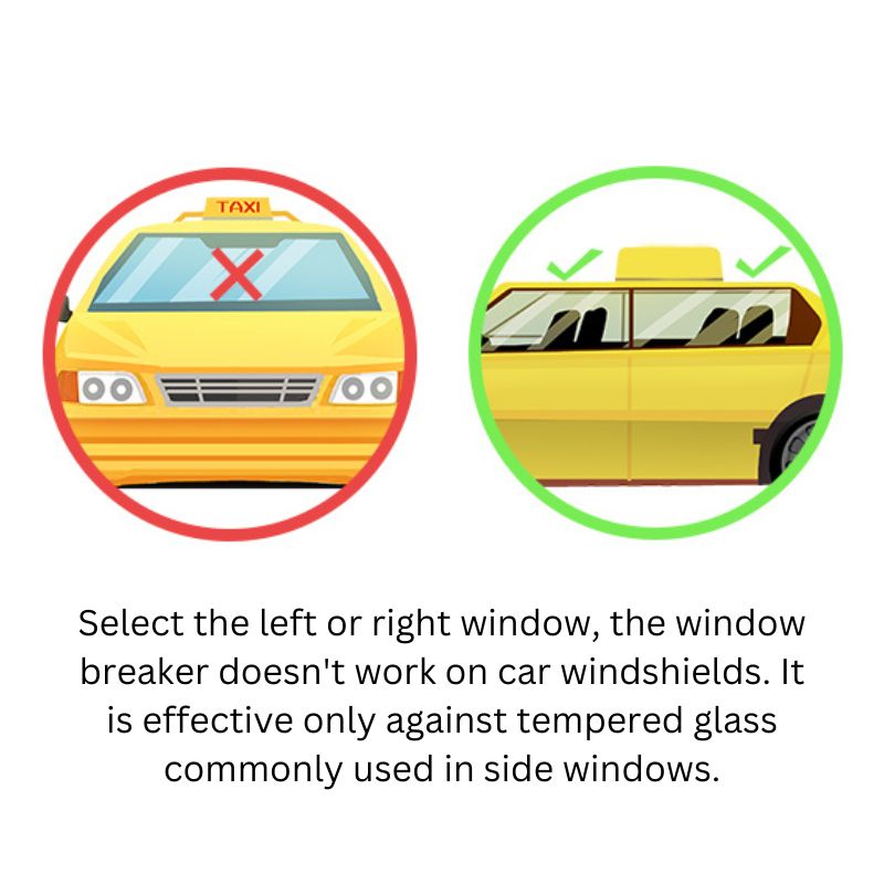 Car Window Breaker Bracelet With Handcuff Key - Emergency Escape Tool With Tungsten Bead