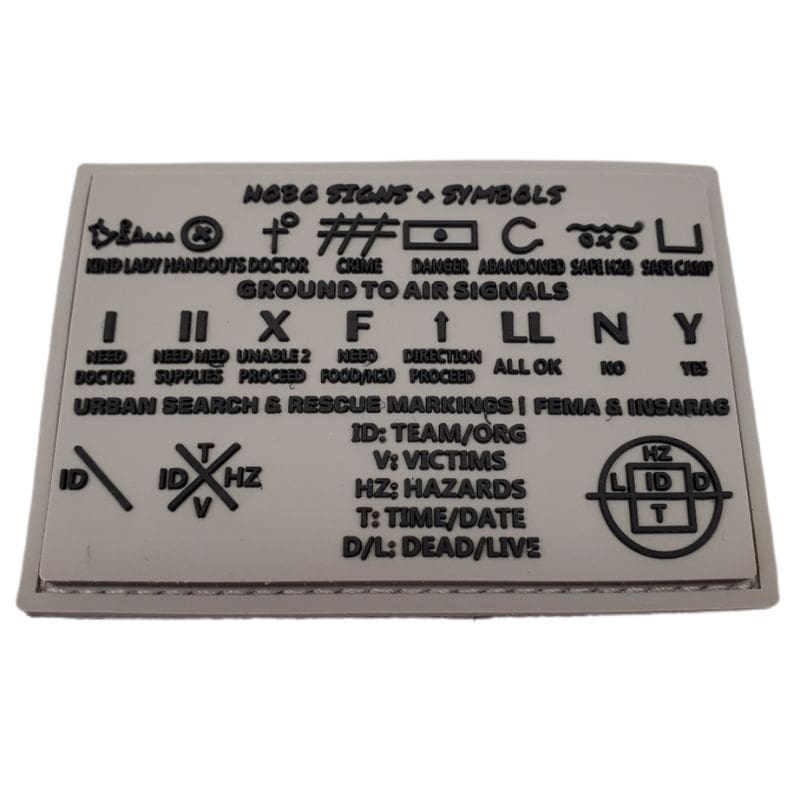 Storage Pocket Patch: Hobo Symbols and Markings