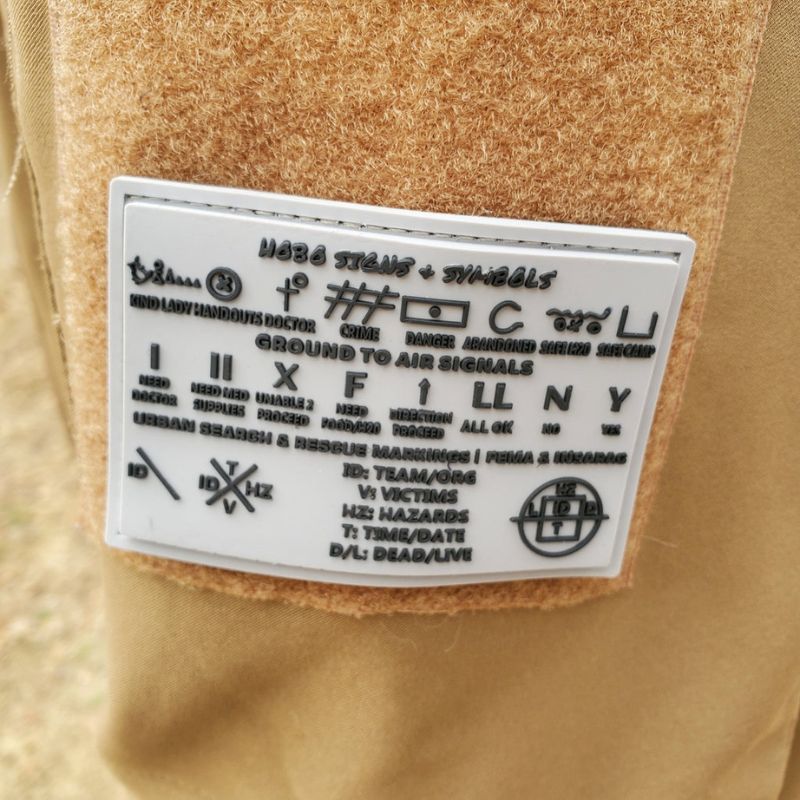 Storage Pocket Patch: Hobo Symbols and Markings