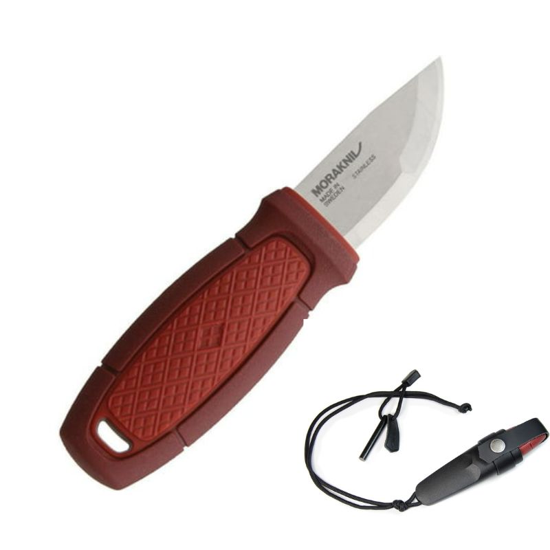 Morakniv Eldris Kit | Red | Bushcraft Knives – Survival Gear BSO