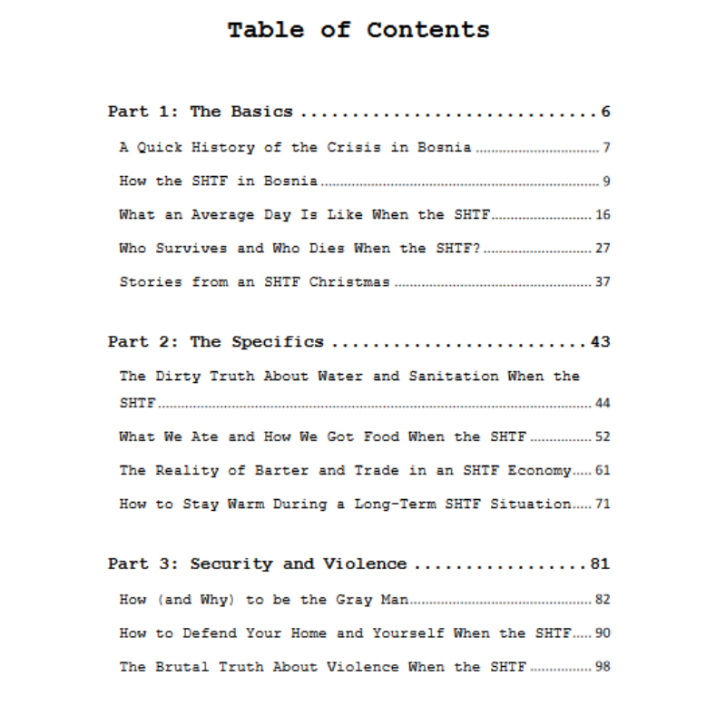 SHTF Anthology - PDF Download