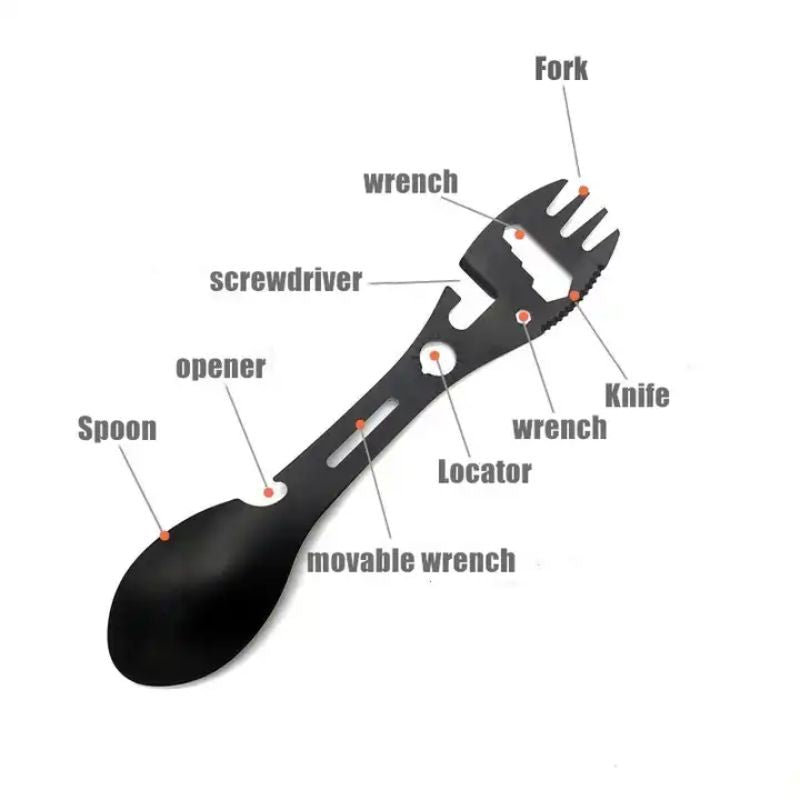 Spork Splade 5-in-1 Multipurpose Spork | Cooking Utensils – Survival Gear BSO