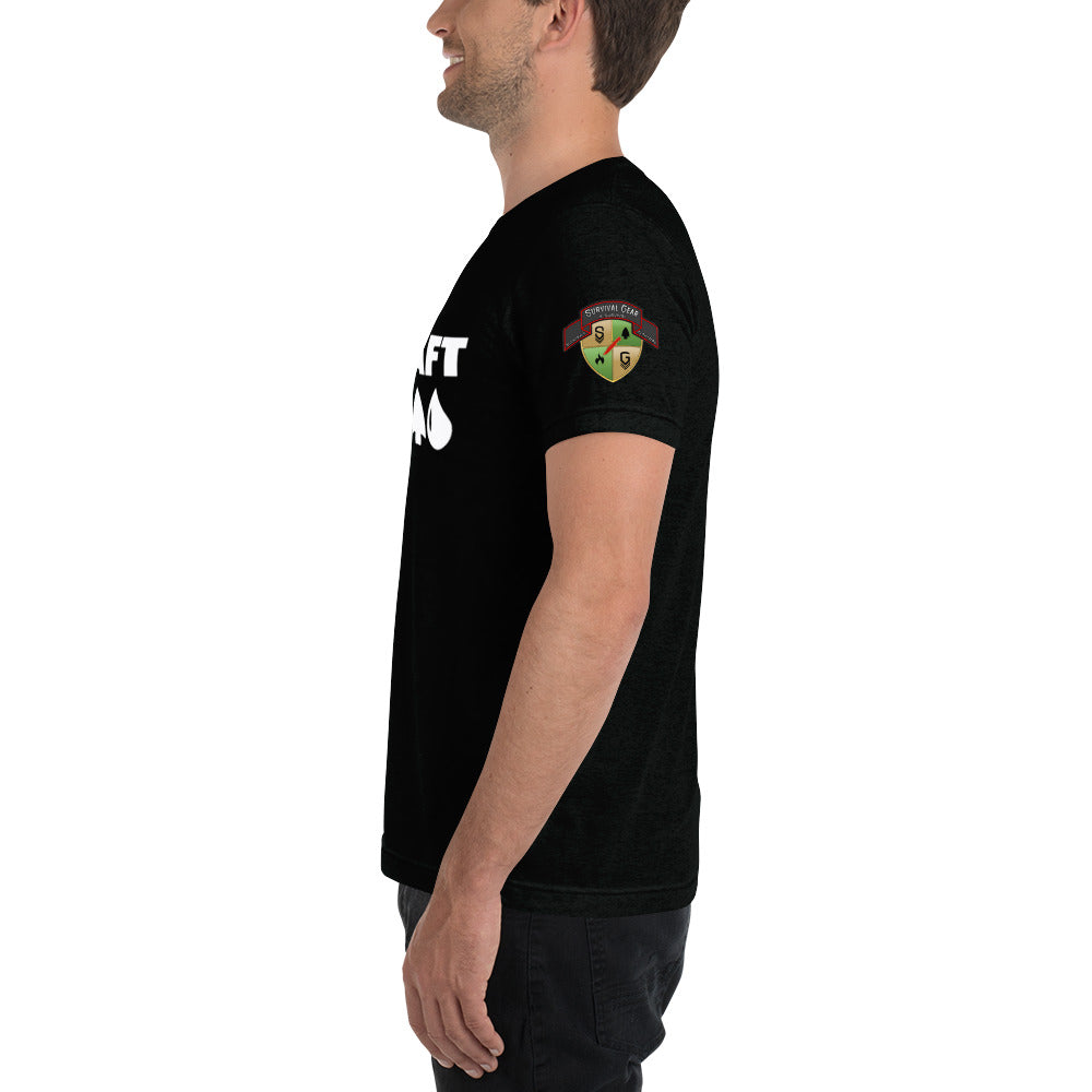 Bushcraft AF Short Sleeve T-shirt - Black/White