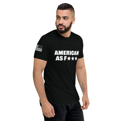 American AF Short Sleeve T-shirt -  Black/White