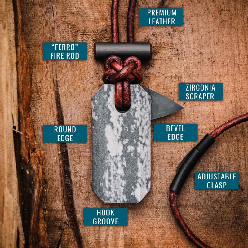 Viking Spark Necklace | Wazoo Survival Gear | Rare Variation