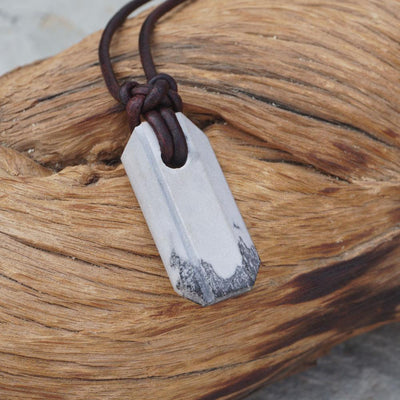 Viking Whetstone Pendant | Sharpening Necklace by Wazoo