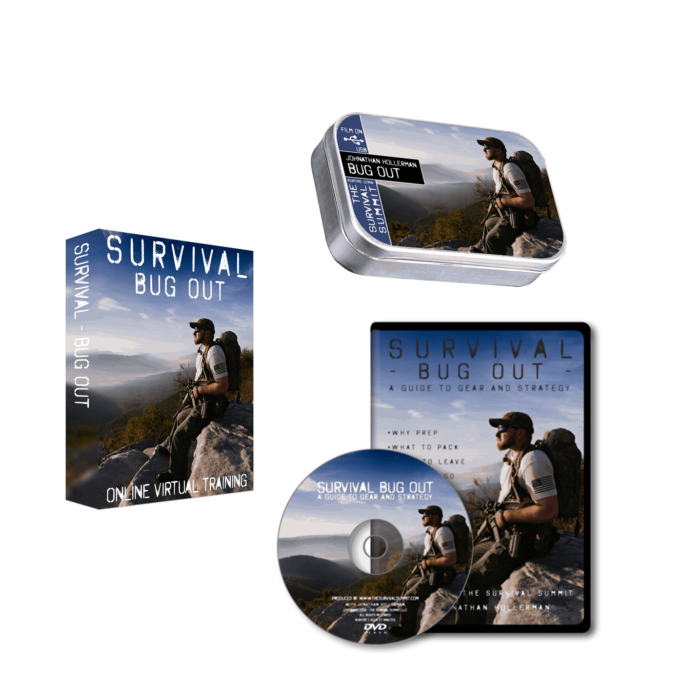 Survival Bug Out DVD or USB