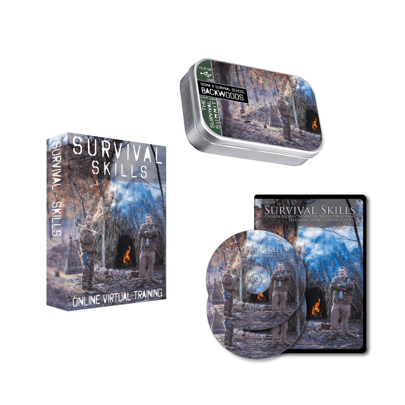 Backwoods Survival Skills DVD & USB