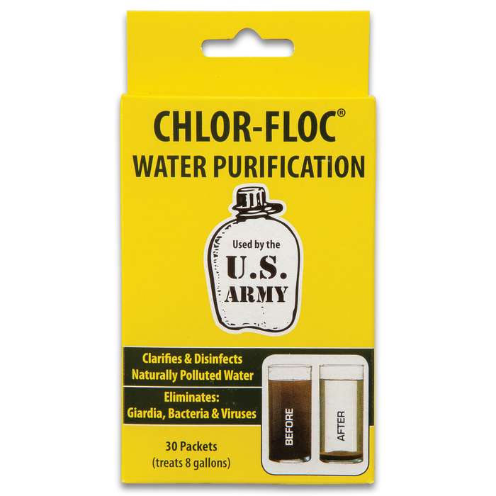 Chlor-Floc Military Water Purification Powder