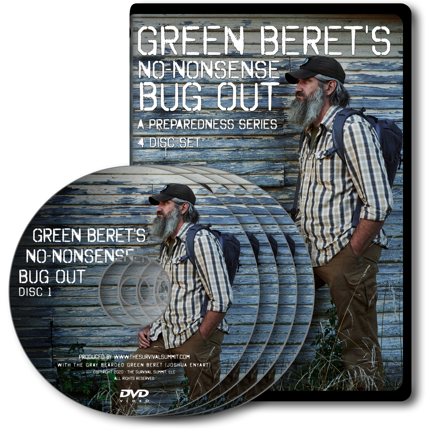 Gray Bearded Green Beret’s No-Nonsense Bug Out DVD or USB