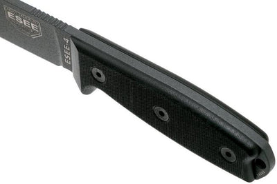 ESEE-4P-TG-B Gunsmoke Plain Edge