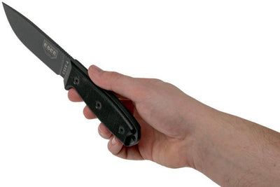 ESEE-4P-TG-B Gunsmoke Plain Edge