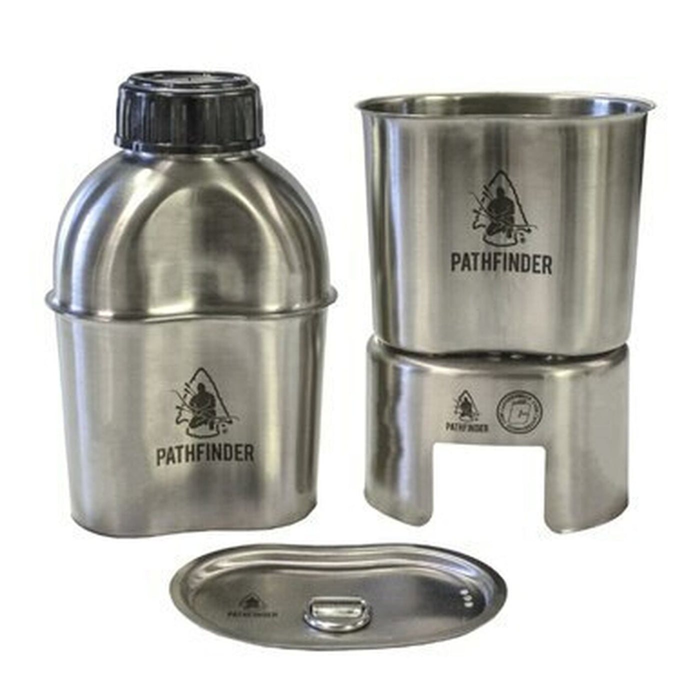 The Pathfinder School Stainless Steel Bottle Cooking Kit